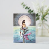 Wunderschönes Panorama über die Alpen Postkarte (Stehend Vorderseite)