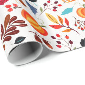 Wunderschönes Papier für das Muster im Herbst Geschenkpapier (Rolleneckpunkt)