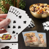 Wunderschönes personalisiertes Hundebild Spielkarten (In Situ)