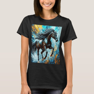Wunderschönes Pferd auf der Flucht T-Shirt