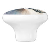 Wunderschönes Pferd Keramikknauf (Seitenansicht)