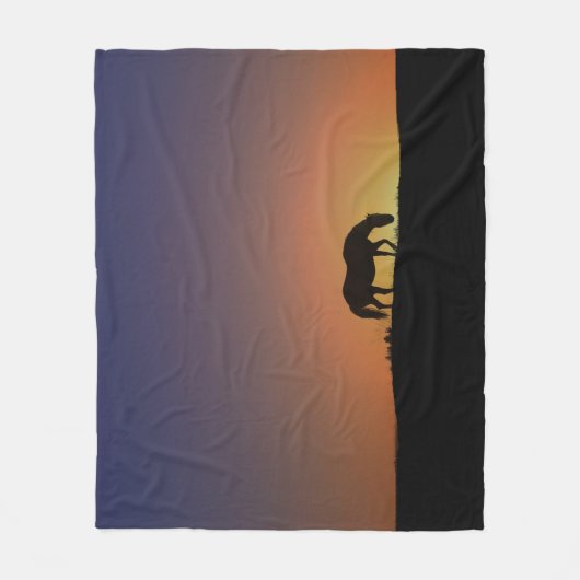 Wunderschönes Pferdekeule Fleecedecke (Vorderseite)