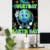 Wunderschönes Plakat am Tag der Erde 2026 (Heimbüro)