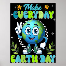 Wunderschönes Plakat am Tag der Erde 2026