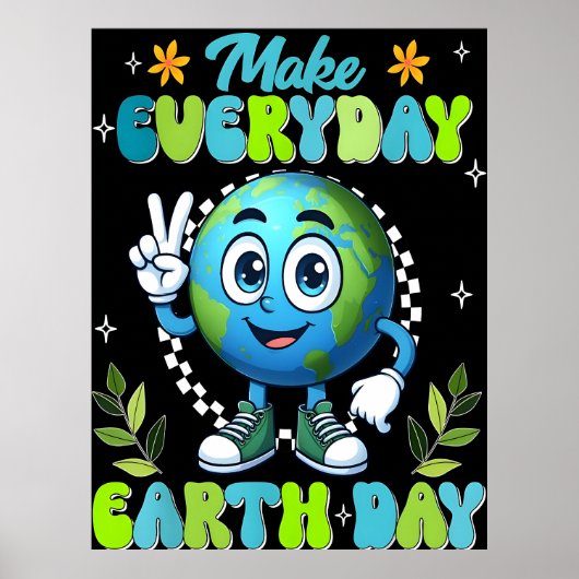 Wunderschönes Plakat am Tag der Erde 2026 (Vorne)
