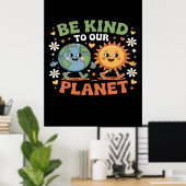 Wunderschönes Plakat am Tag der Erde 2026 (Heimbüro)
