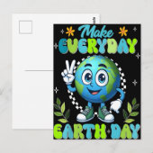Wunderschönes Plakat am Tag der Erde 2026 Postkarte (Vorne/Hinten)