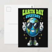 Wunderschönes Plakat zum Tag der Erde 2026 Postkarte (Vorne/Hinten)
