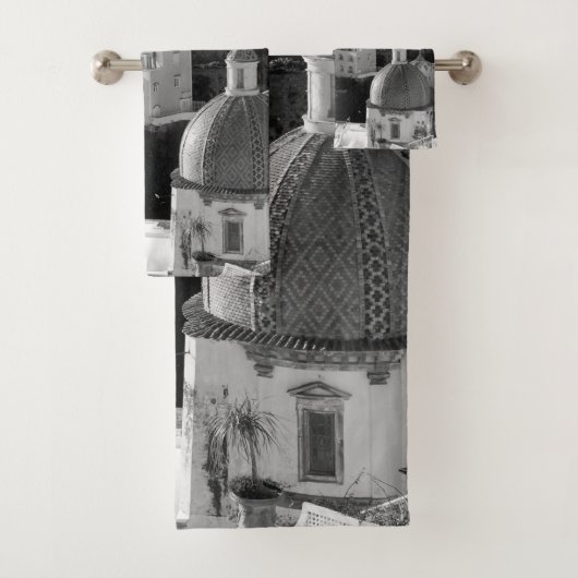 Wunderschönes Positano 2 - BW Badhandtuch Set (Insitu)