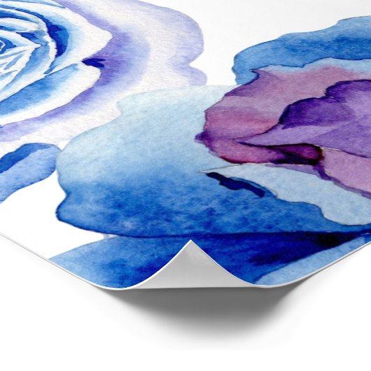 Wunderschönes Poster für Blume (Ecke)