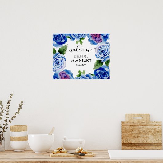 Wunderschönes Poster für Blume (Küche)