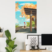 Wunderschönes Poster für Herbstländer (Heimbüro)