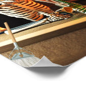 Wunderschönes Poster Skelletts in einer Bar (Ecke)