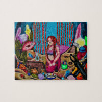 Wunderschönes Puzzle der Kunsthöhle von Meerjungfr