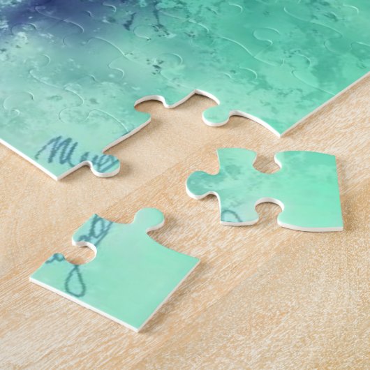 Wunderschönes Puzzle mit farbenfrohen Papagei (Seite)