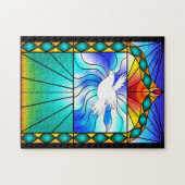 Wunderschönes Puzzle mit festgeklemmtem Glas (Horizontal)