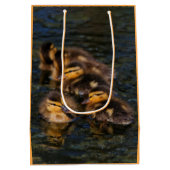 Wunderschönes Quintet vom Schwimmen Mallard Duckli Mittlere Geschenktüte (Rückseite)