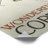 Wunderschönes Reiseplakat von Kopenhagen Dänemark Poster (Ecke)