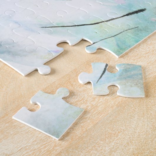 Wunderschönes Reitstall im Künstlerischen Stil Puzzle (Seite)