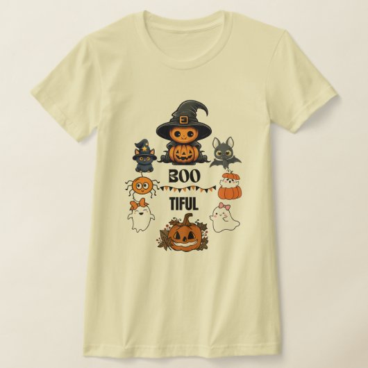 Wunderschönes Retro Halloween-Kostüm- Fun-Boo-T - T-Shirt (Ablage )