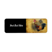 Wunderschönes Rooster und rustikales Hühnercoop (Vorne)