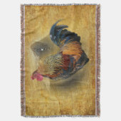 Wunderschönes Rooster und rustikales Hühnercoop Decke (Vorderseite Vertikal)