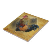 Wunderschönes Rooster und rustikales Hühnercoop Fliese (Seite)