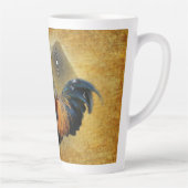 Wunderschönes Rooster und rustikales Hühnercoop Milchtasse (Rechts)