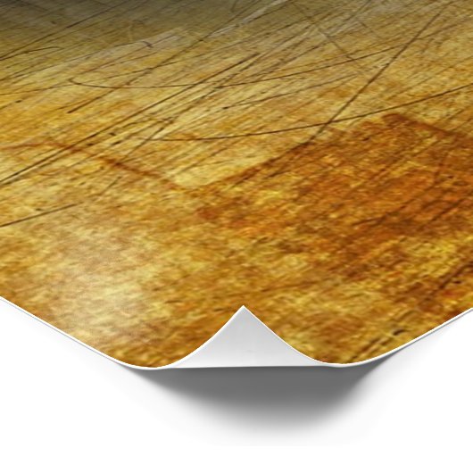 Wunderschönes Rooster und rustikales Hühnercoop Poster (Ecke)