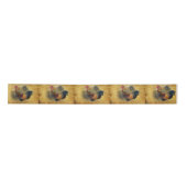 Wunderschönes Rooster und rustikales Hühnercoop Satinband (Vorderseite)