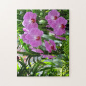 Wunderschönes Rosa-Orchideenpuzzle Puzzle (Vertikal)