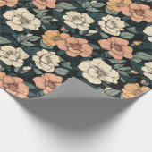 Wunderschönes Rose Blume Zielverpackungspapier Geschenkpapier (Ecke)