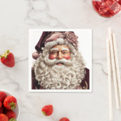 Wunderschönes Santa-Claus-Papier Serviette (Beispiel)