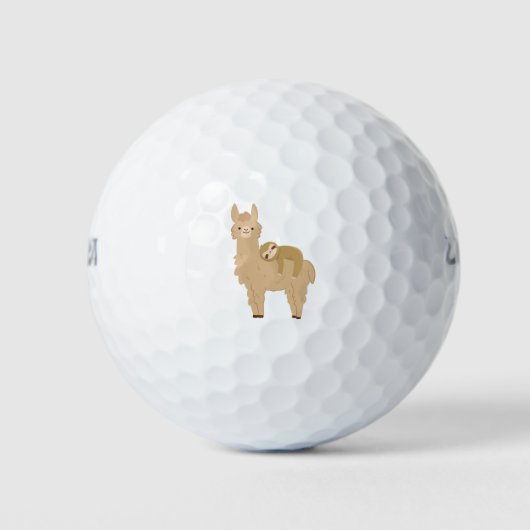 Wunderschönes Schlaf am Lama Golfball (Vorderseite)