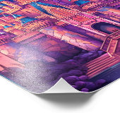 Wunderschönes Schloss Fotodruck (Ecke)