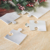 Wunderschönes Schwarzes Pferd mit Wreath-Tier Puzzle (Seite)