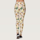 Wunderschönes Sommermuster Leggings (Rückseite)