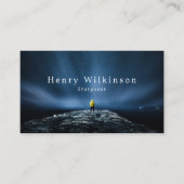 Wunderschönes Stargazer-Portrait, Astronomie Visitenkarte (Vorderseite)