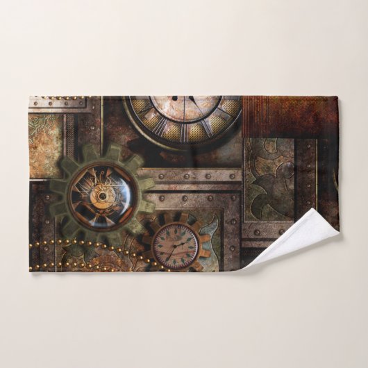 Wunderschönes Steampunkdesign Badhandtuch Set (Handtuch)