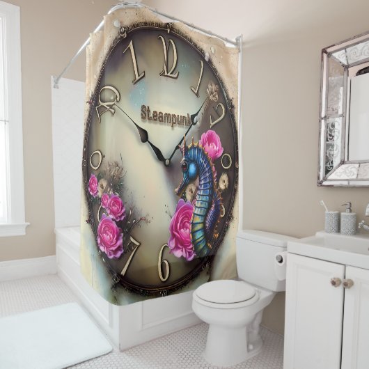 Wunderschönes Steampunkdesign Duschvorhang (Beispiel)