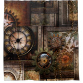 Wunderschönes Steampunkdesign Duschvorhang (Vorderseite)