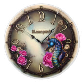 Wunderschönes Steampunkdesign Keramikknauf (Vorderseite)