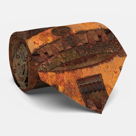 Wunderschönes Steampunkdesign Krawatte (Gerollt)