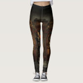 Wunderschönes Steampunkdesign Leggings (Vorderseite)