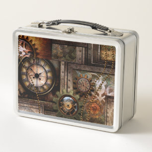 Wunderschönes Steampunkdesign Metall Lunch Box