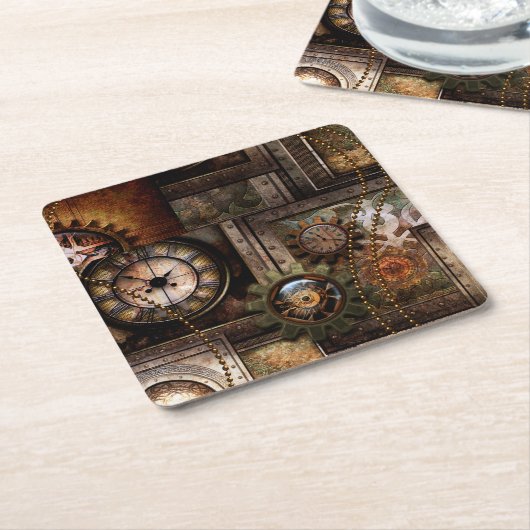 Wunderschönes Steampunkdesign Rechteckiger Pappuntersetzer (angewinkelt)
