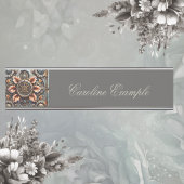 Wunderschönes Steampunkdesign Schreibtischnamensplakette