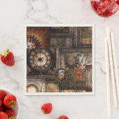 Wunderschönes Steampunkdesign Serviette (Beispiel)
