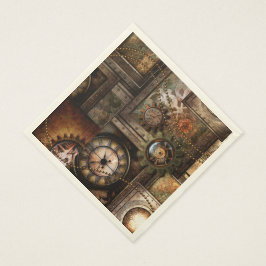 Wunderschönes Steampunkdesign Serviette