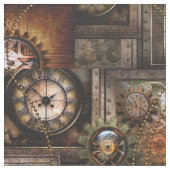 Wunderschönes Steampunkdesign Stoff (Nahaufnahme)